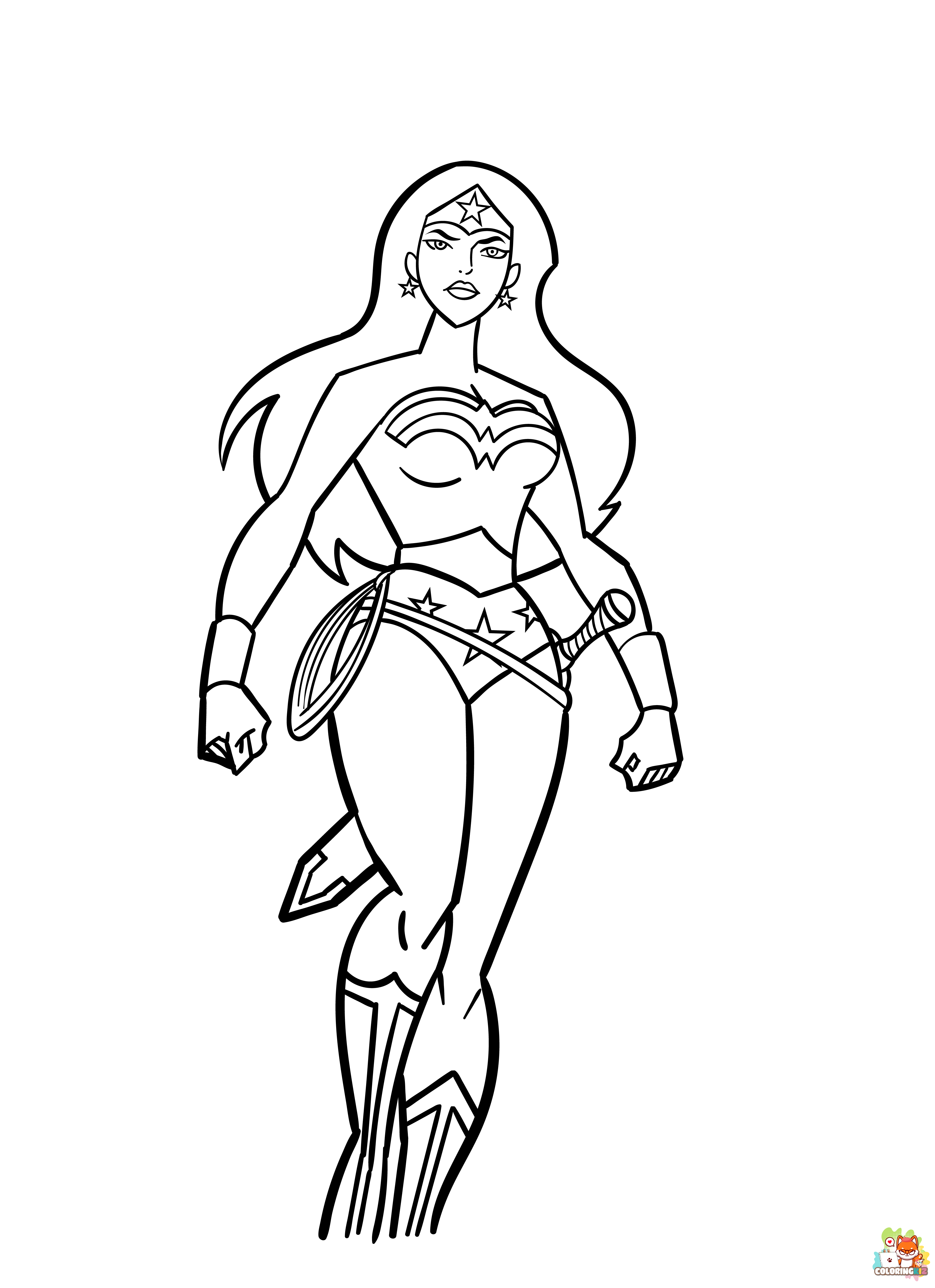 Wonder Woman Coloring Pages 2