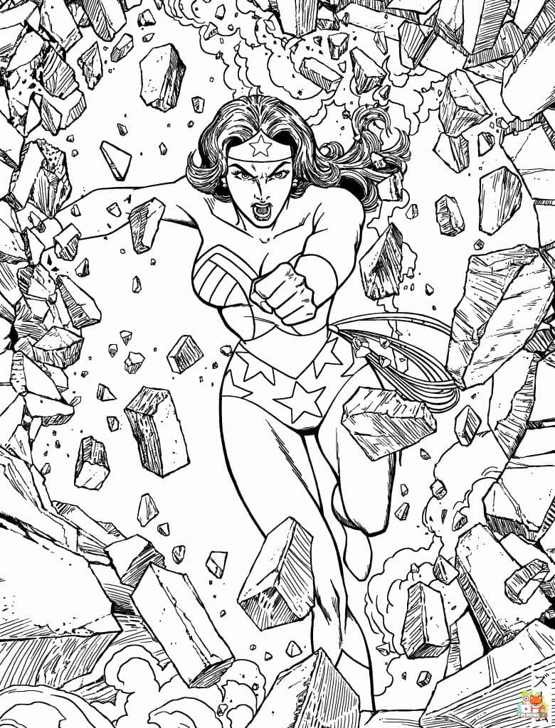 Wonder Woman Coloring Pages 3