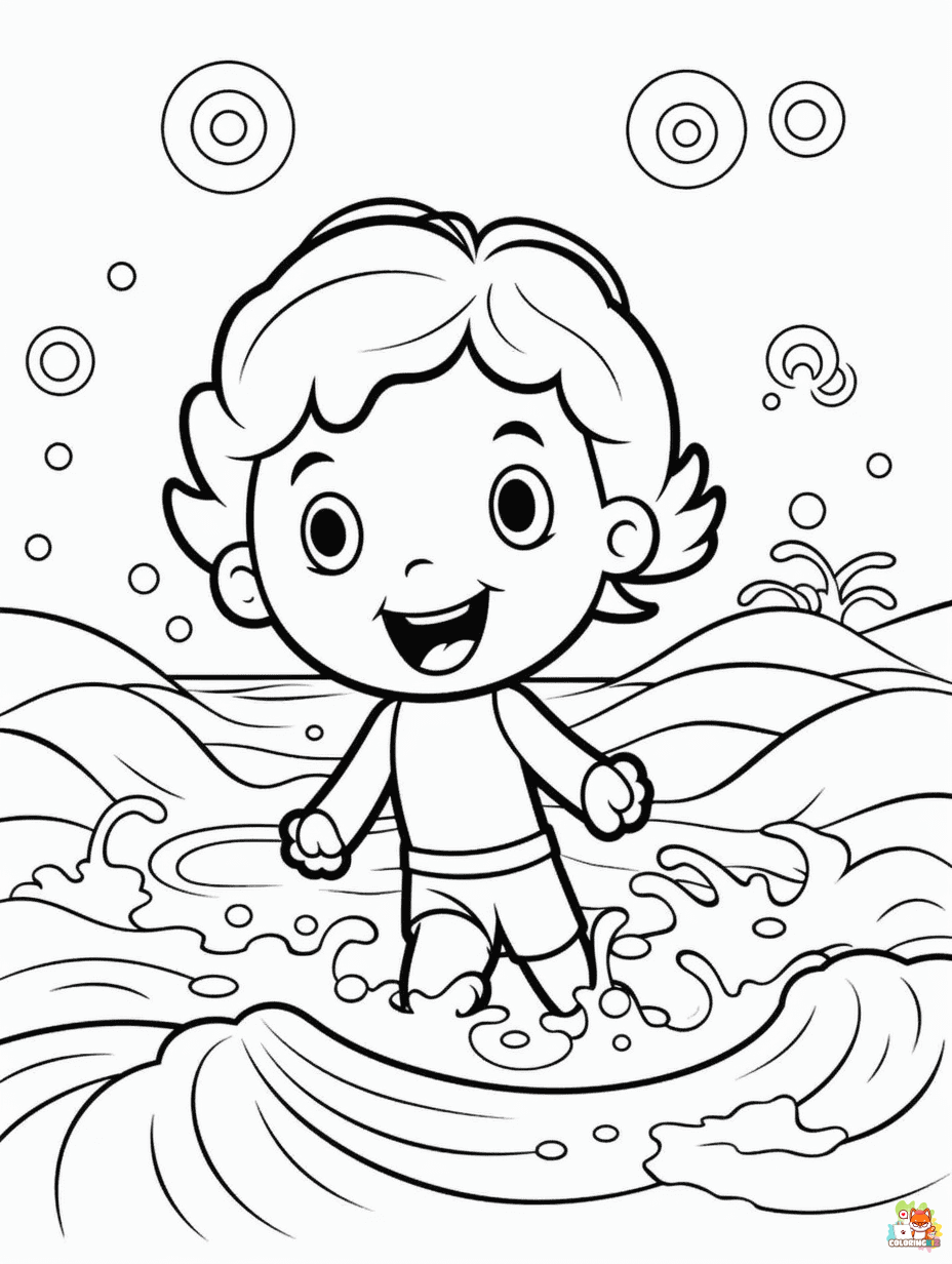 beach summer coloring pages printable 11 1