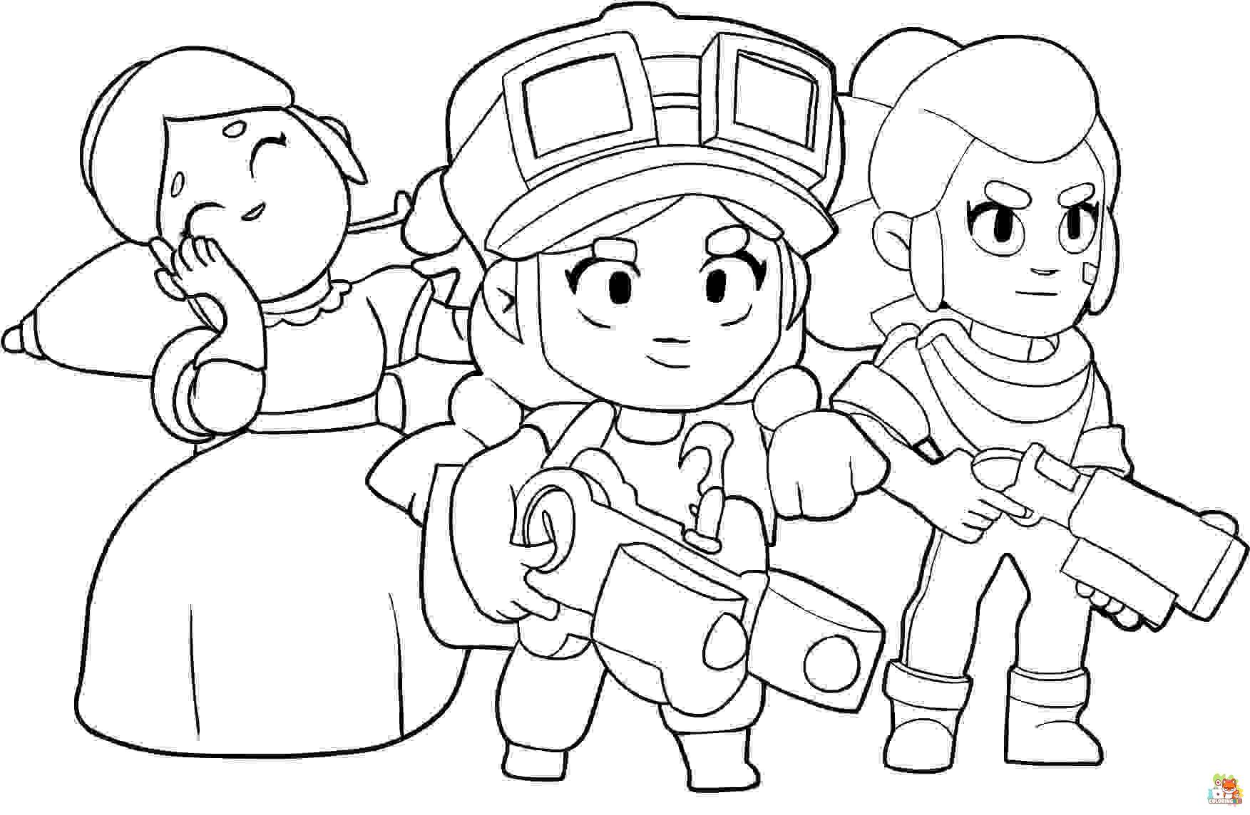 brawl stars coloring pages 6