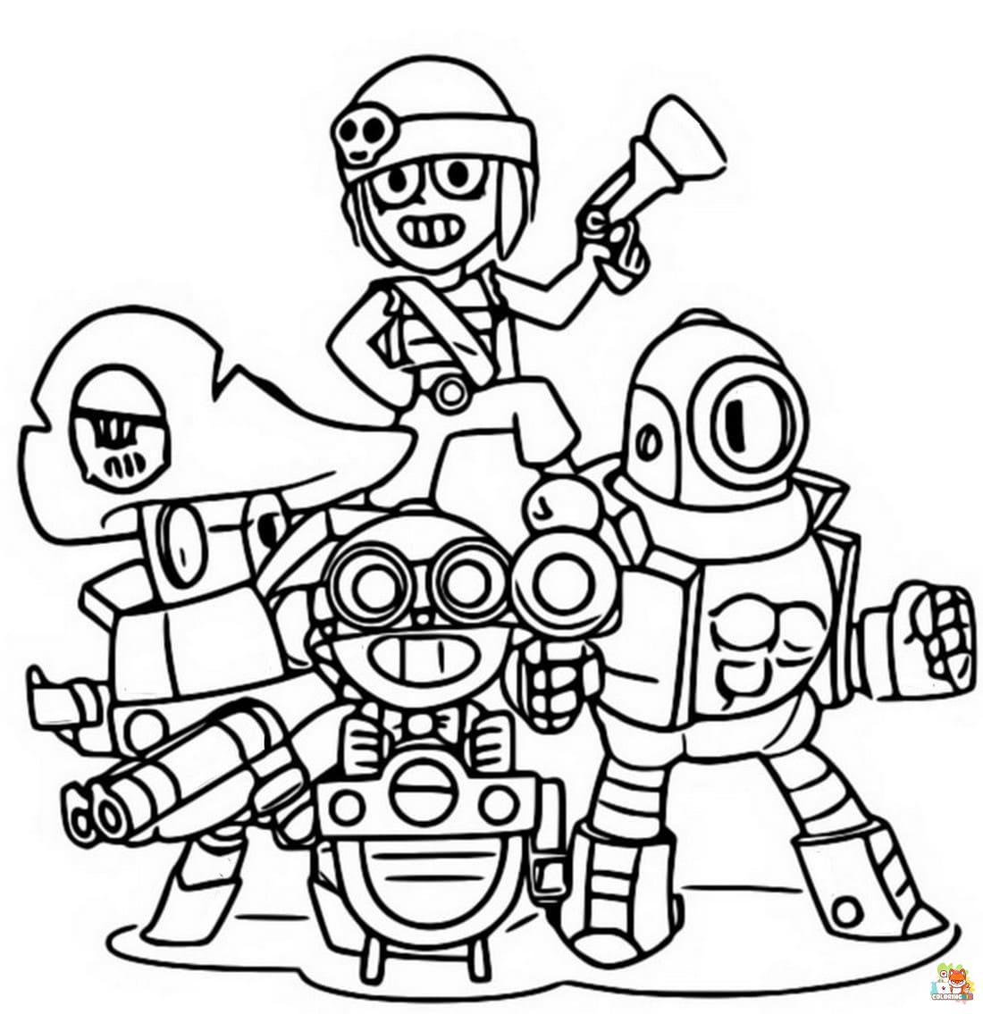 brawl stars coloring pages 8