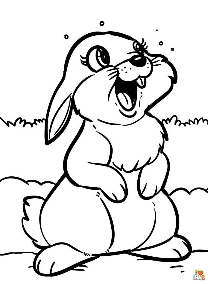 bunny coloring pages 3