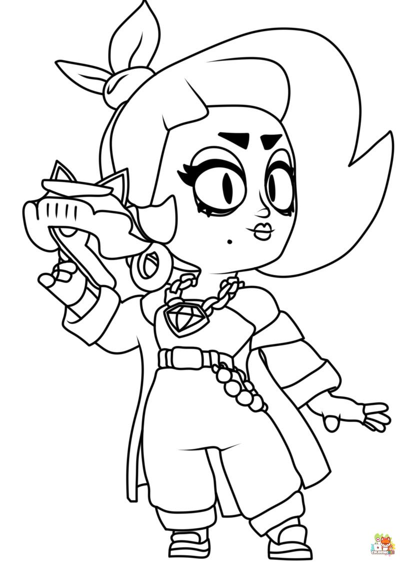 coloring pages brawl stars 1