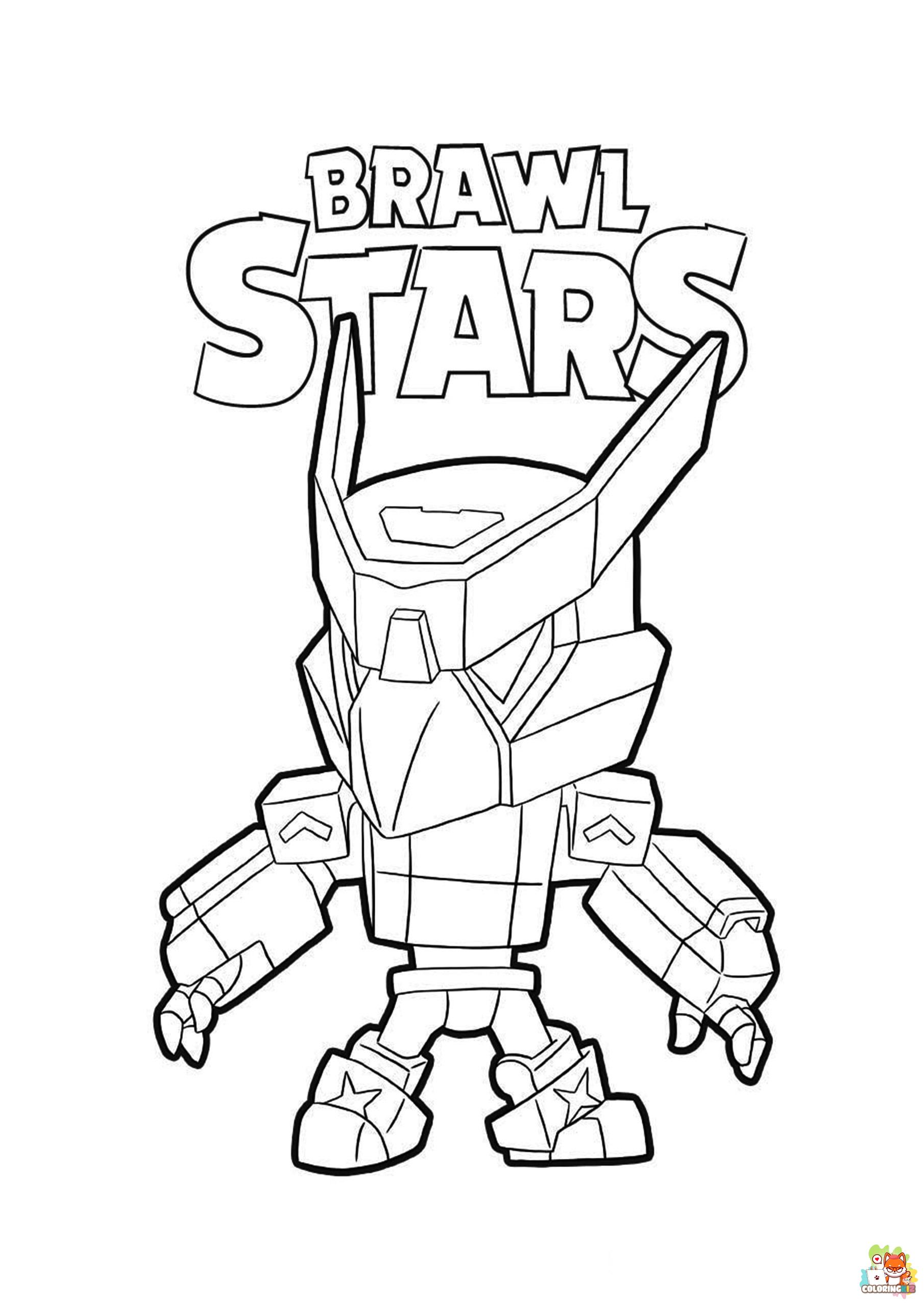 coloring pages brawl stars 2