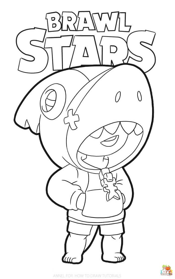 coloring pages brawl stars 4