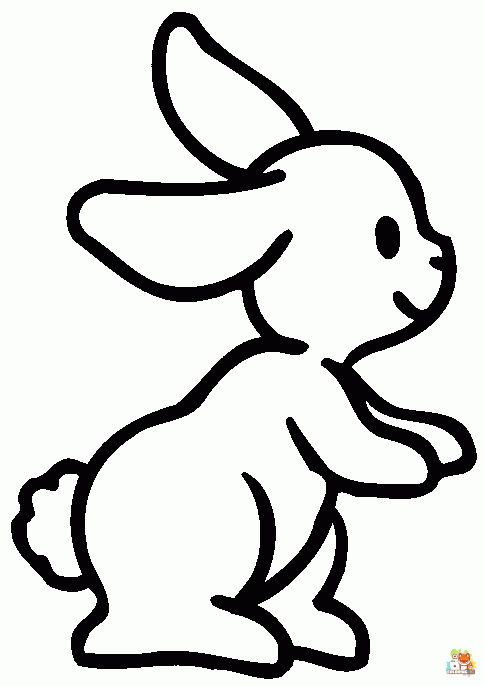 coloring pages bunny 1
