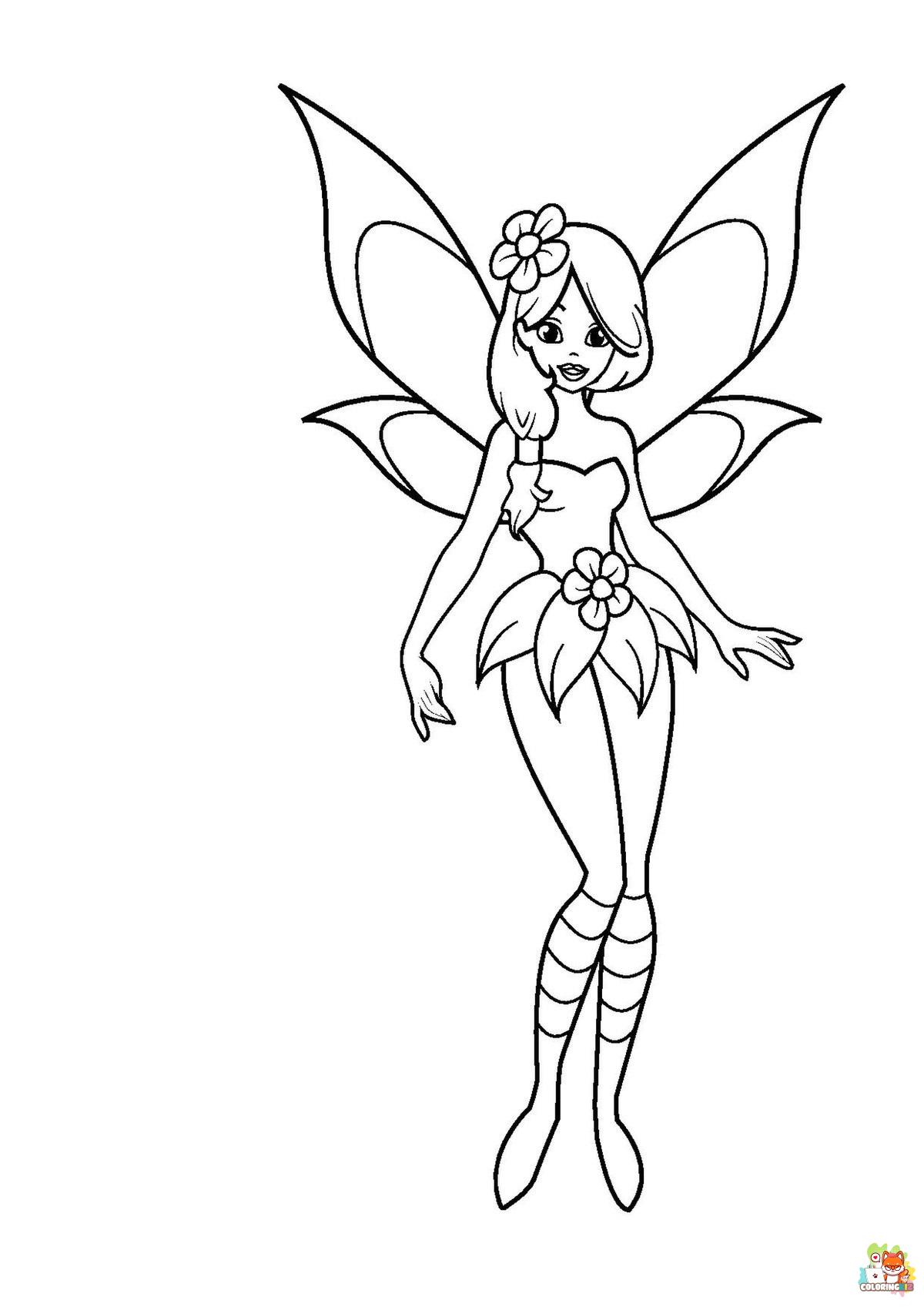 coloring pages fairies 1