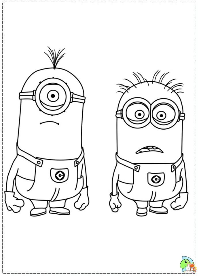 coloring pages minion 5