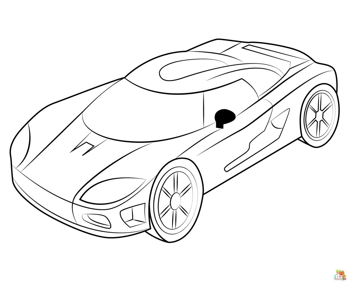 coloring pages sports cars 2