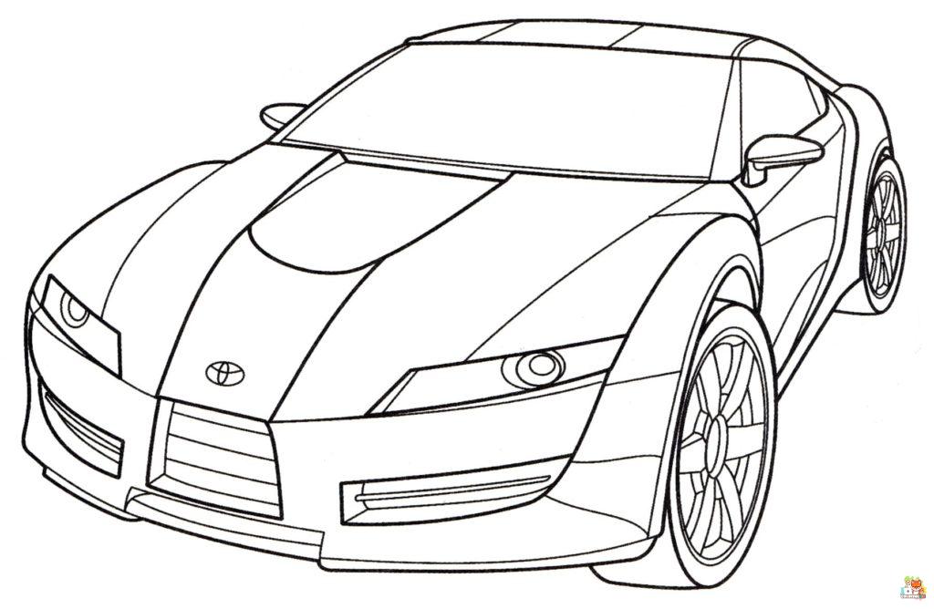 coloring pages sports cars
