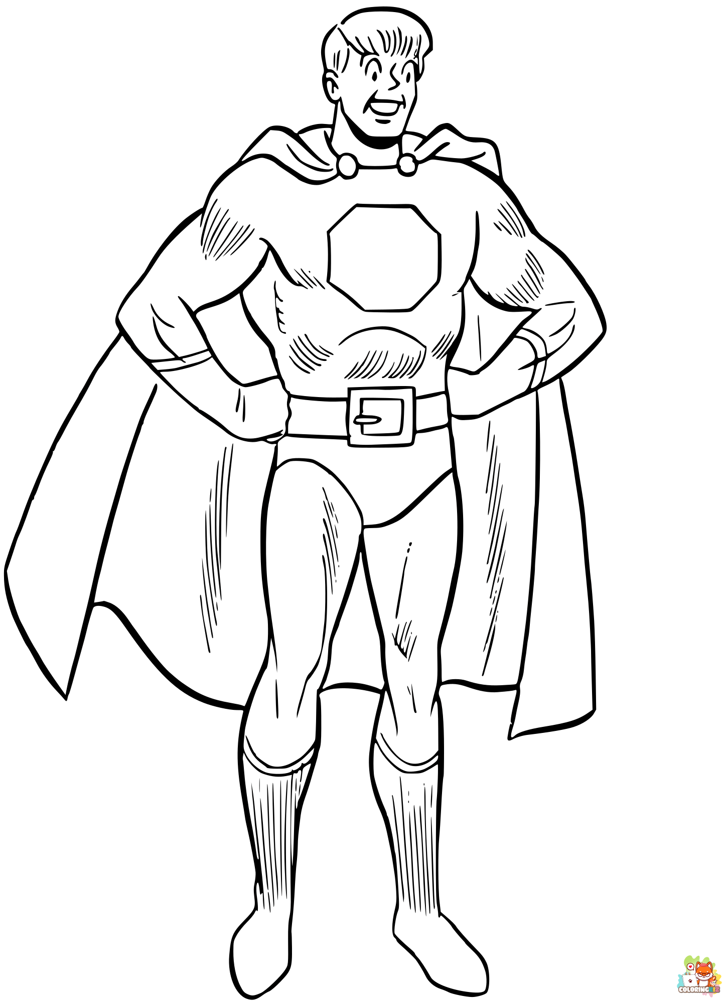 coloring pages superhero