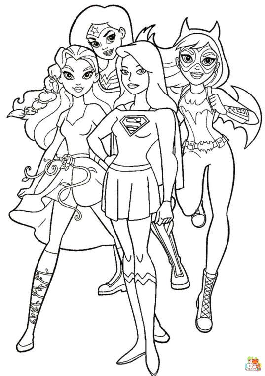 coloring pages superheroes