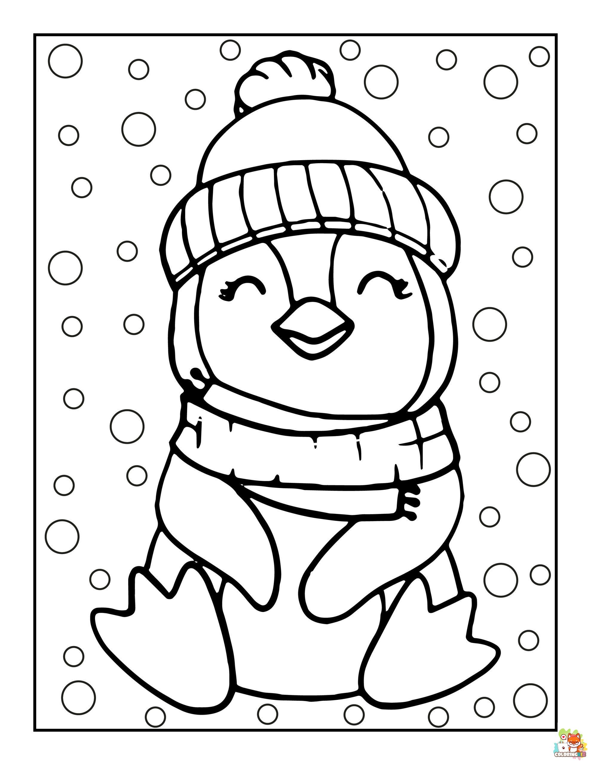 coloring pages winter 1
