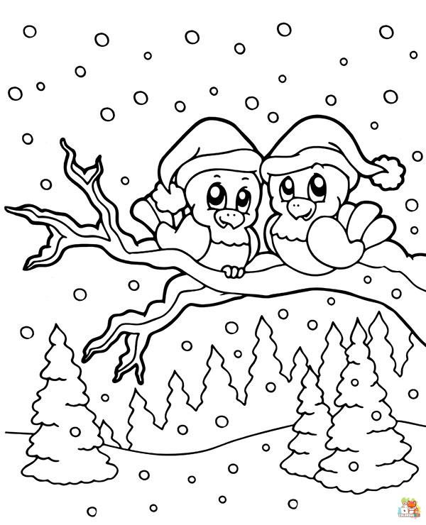 coloring pages winter 3