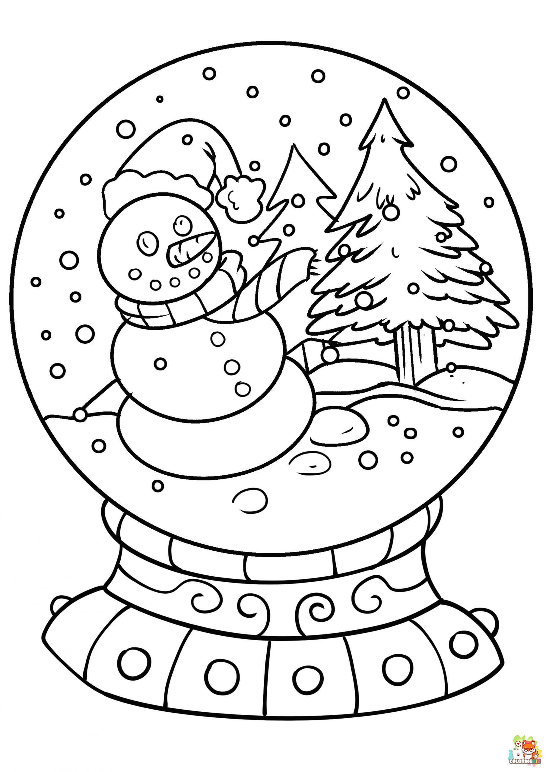 coloring pages winter 4