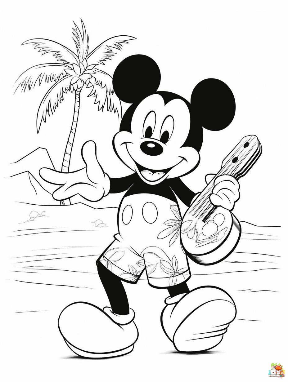 disney summer coloring pages 3 1