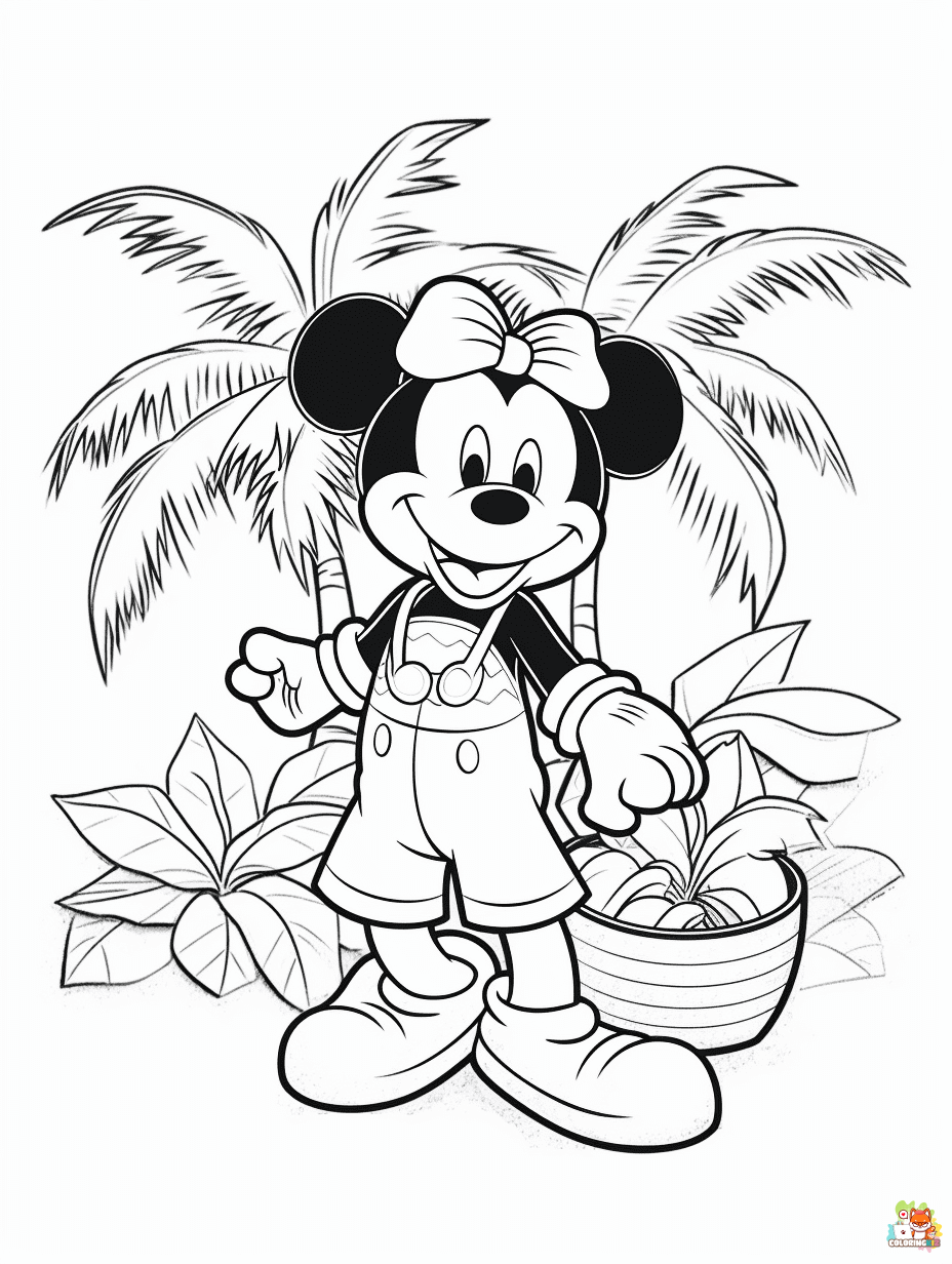 disney summer coloring pages 4 1