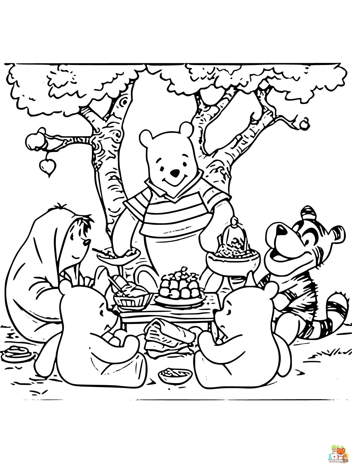 disney summer coloring pages free 1