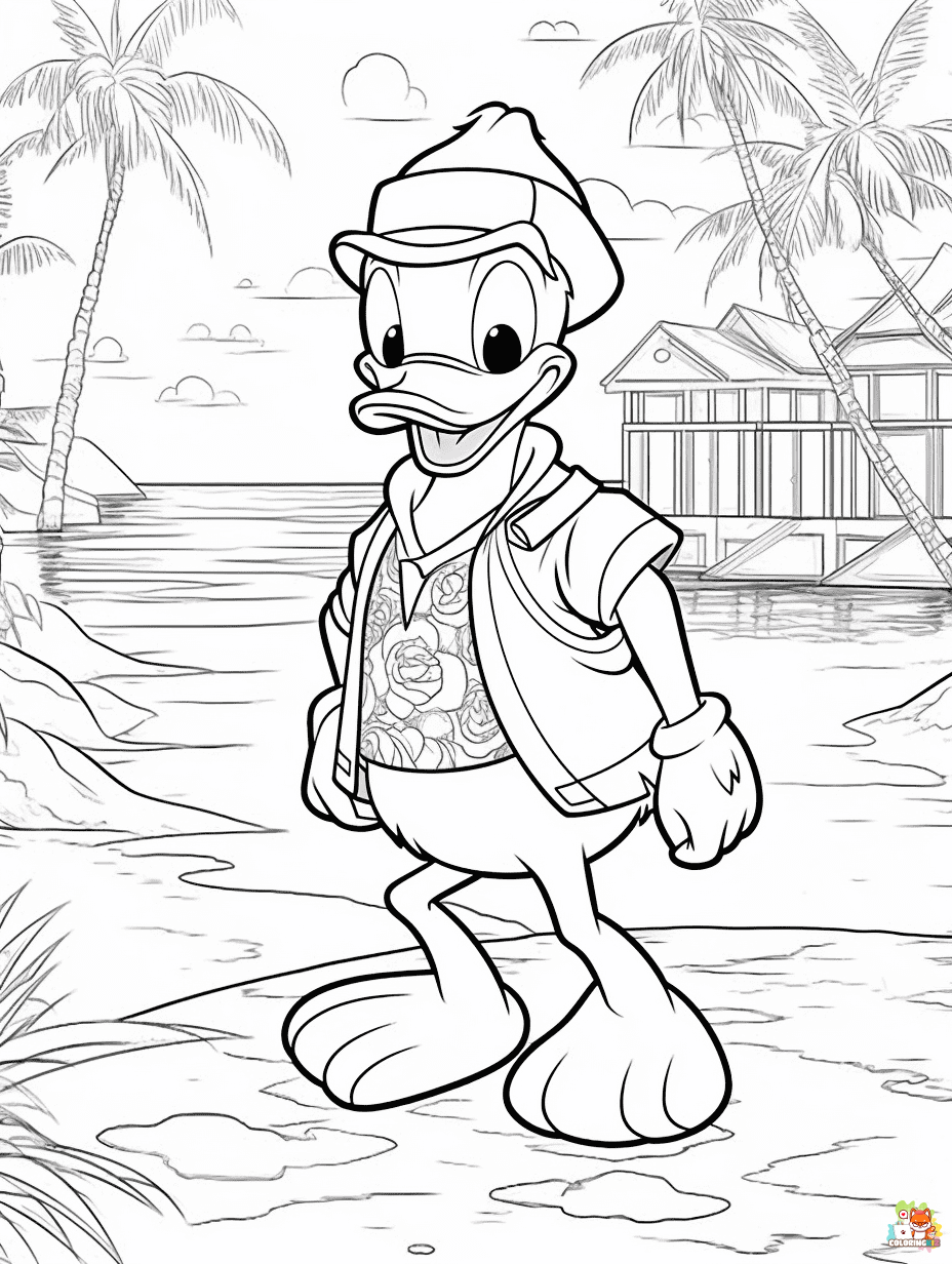 disney summer coloring pages printable 1