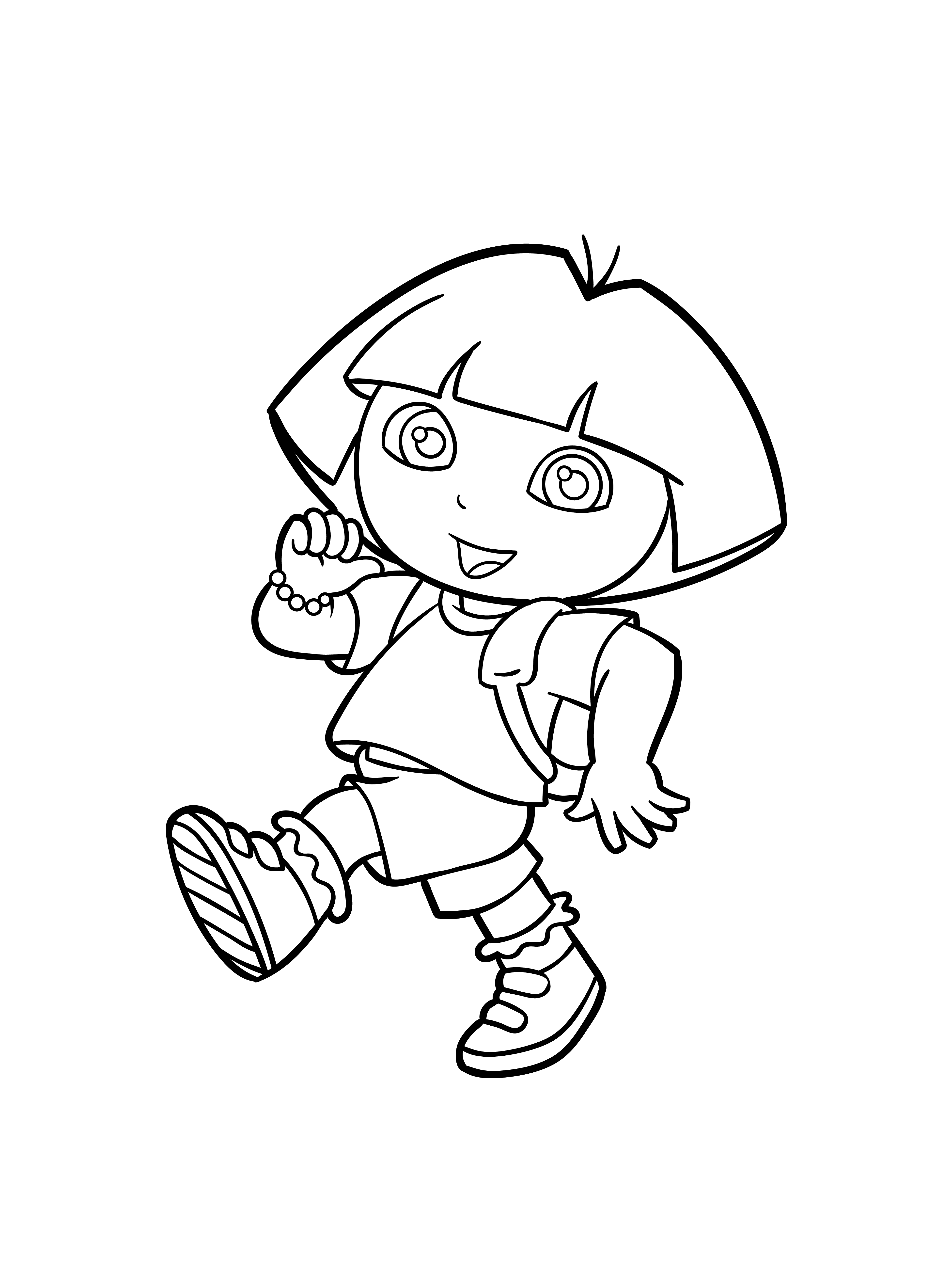 dora coloring pages 3
