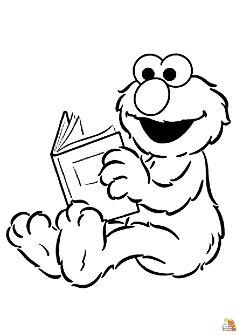 elmo coloring pages 1