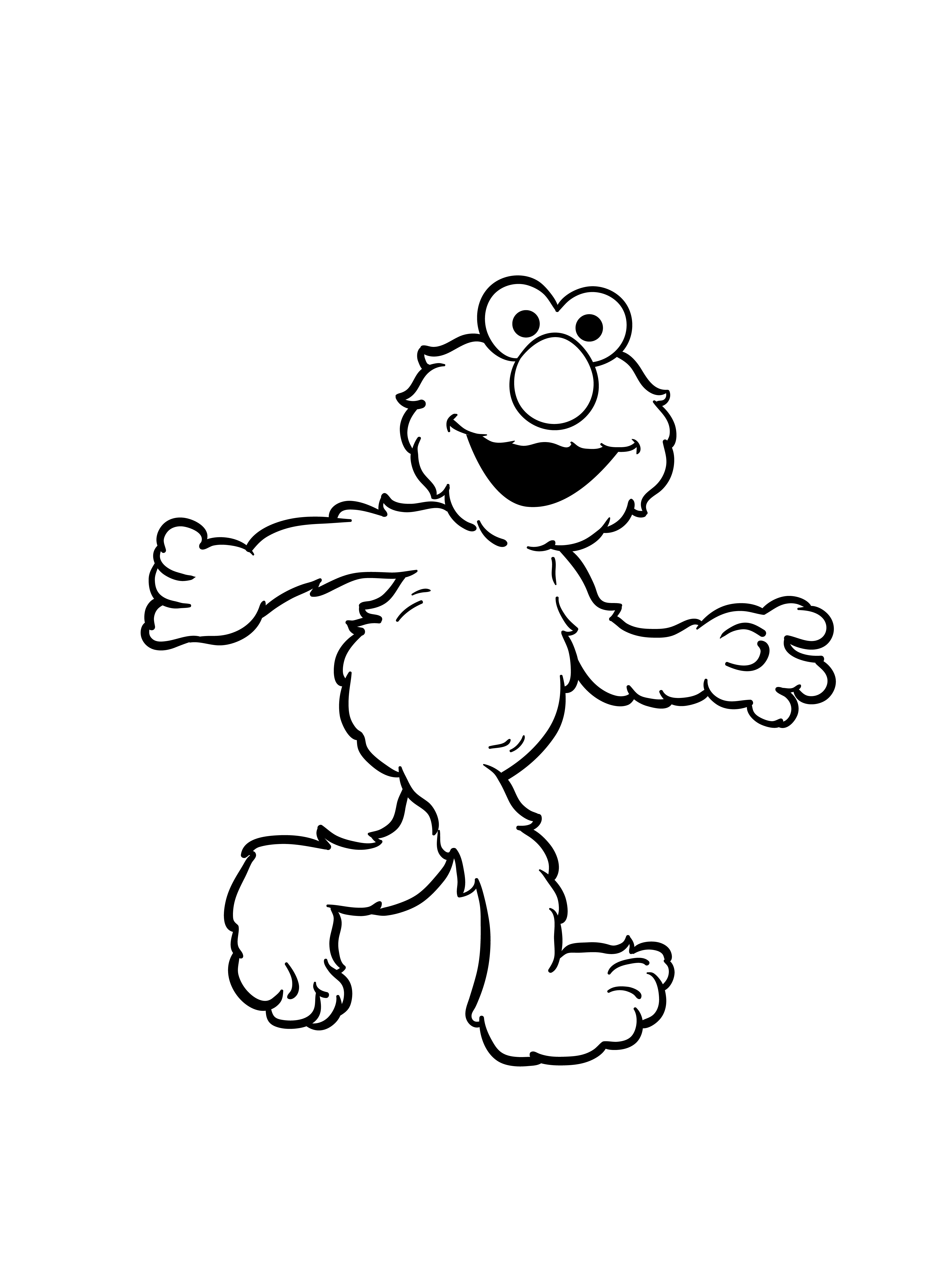 elmo coloring pages 2
