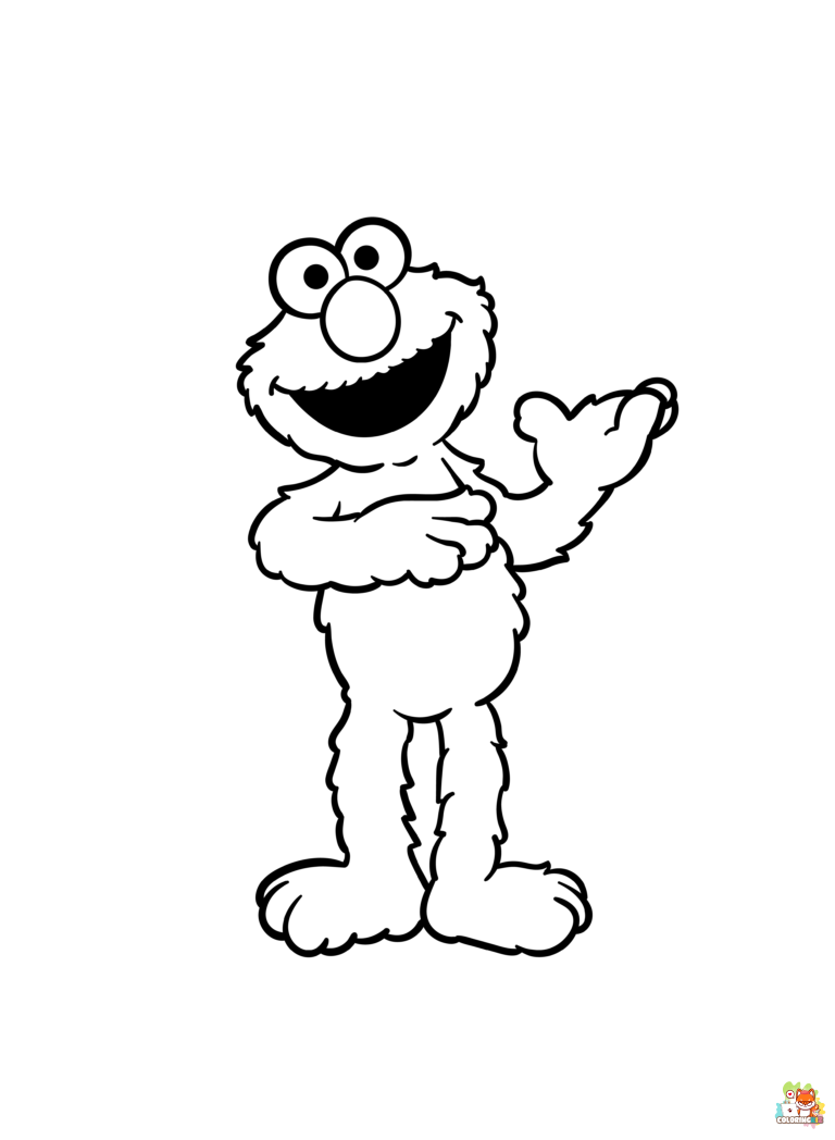 elmo coloring pages 4