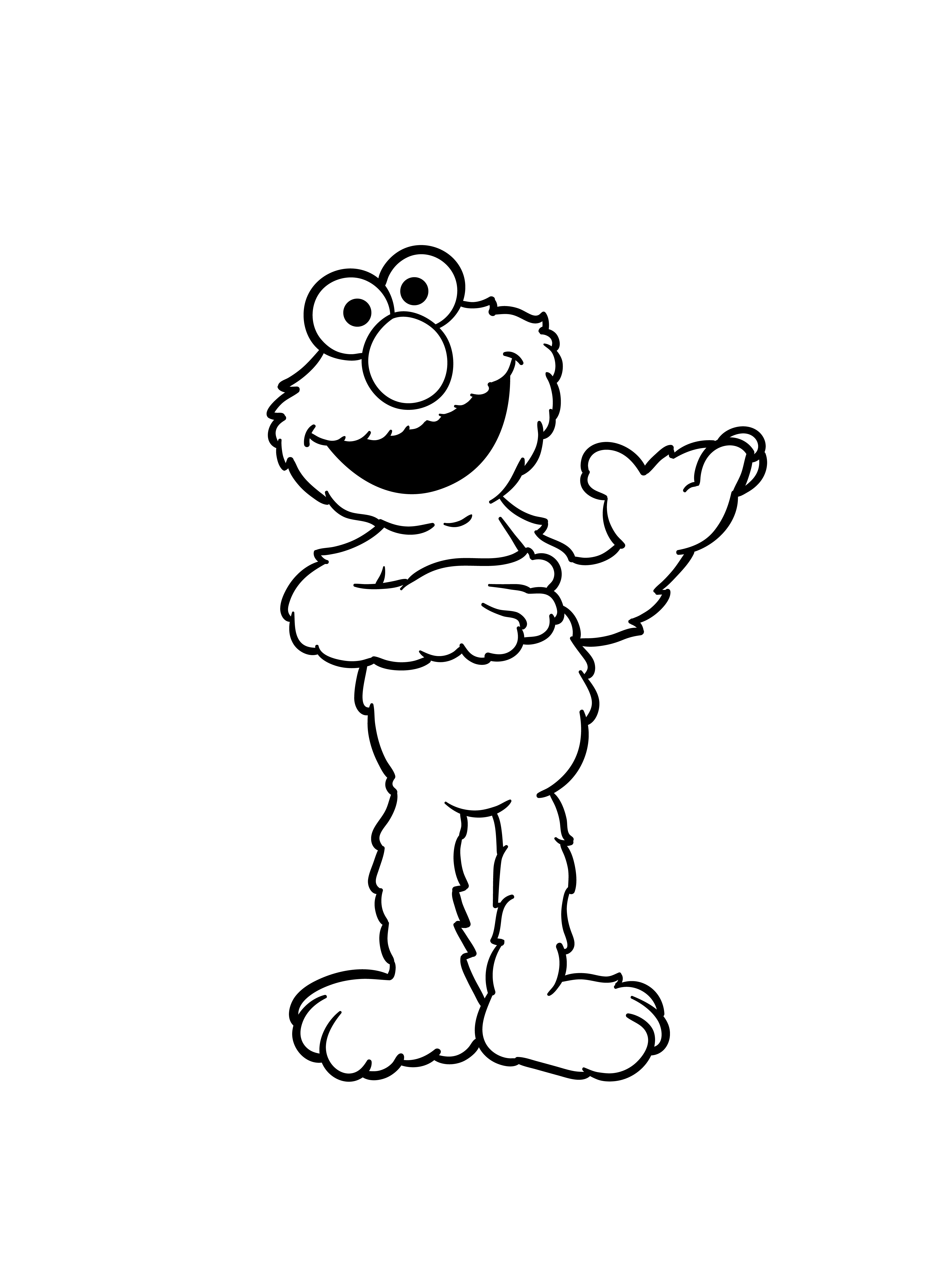 elmo coloring pages 4