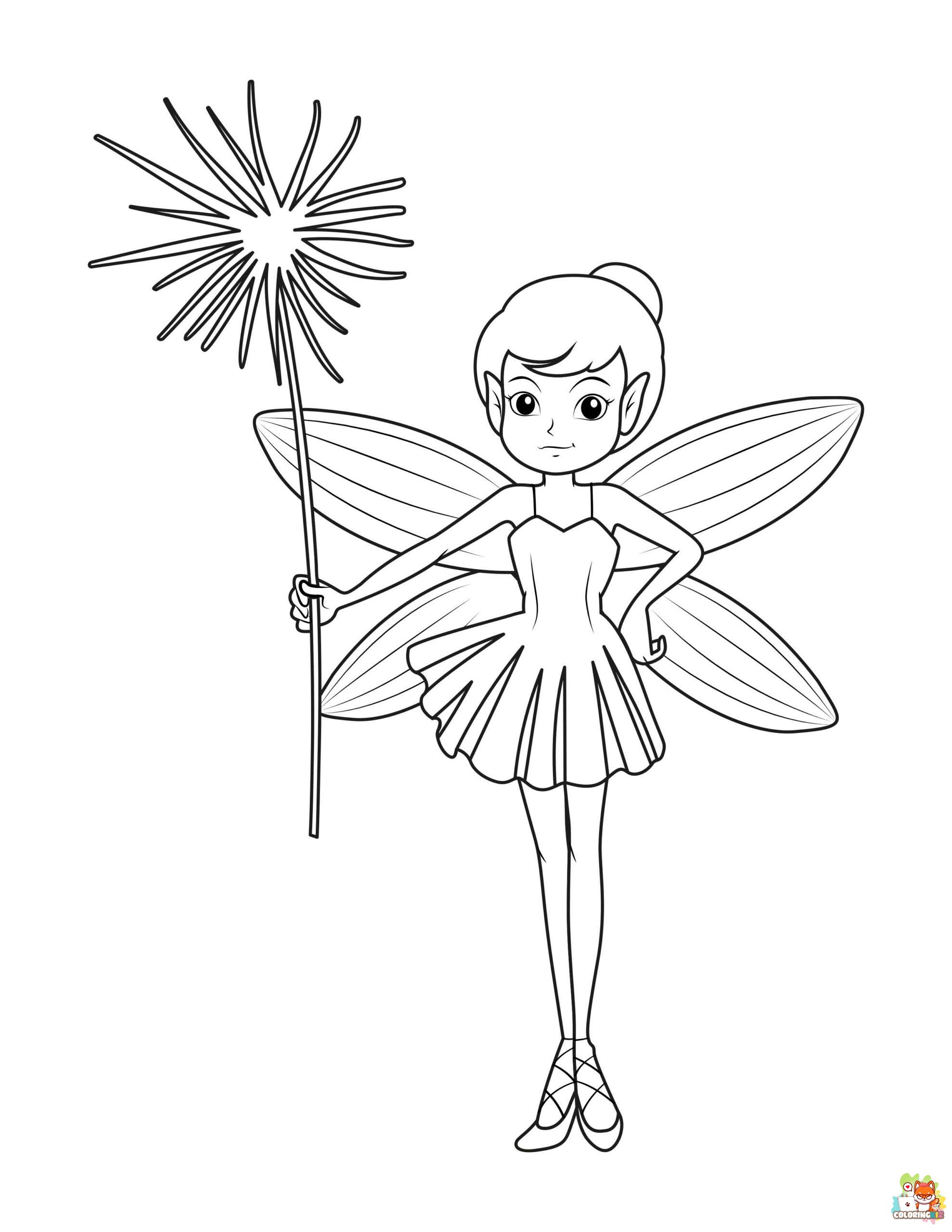 fairies coloring pages 1