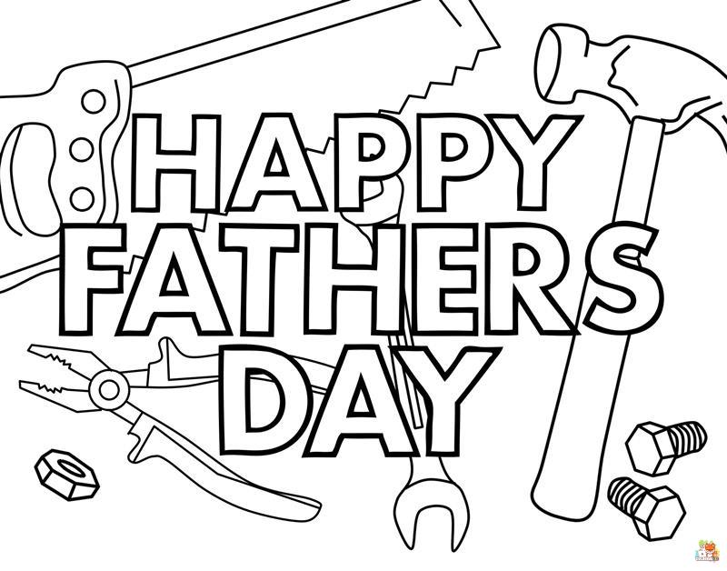 fathers day coloring pages 4