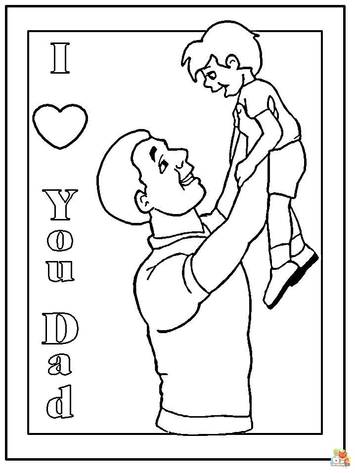 fathers day coloring pages pdf