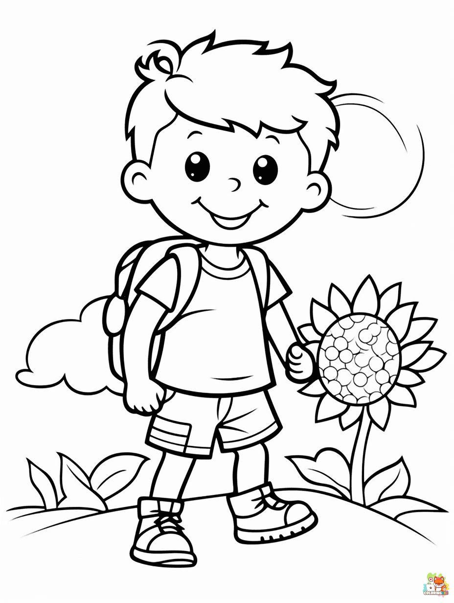 first day of summer coloring pages free 1