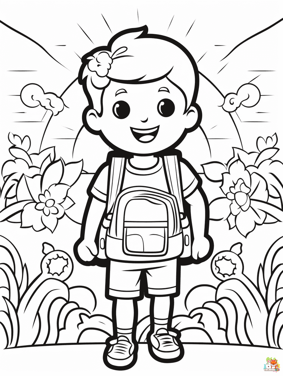 first day of summer coloring pages printable free 1