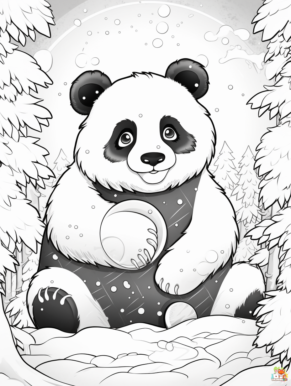 gbcoloring Panda Coloring pages for adult A panda bear playing 3fbae8a0 406b 46d3 a44e 67f714f26d63