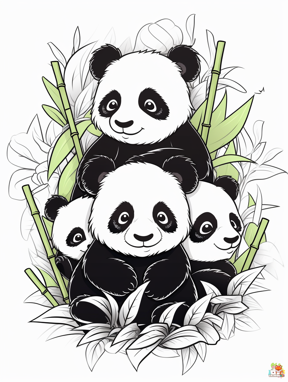 gbcoloring Panda Coloring pages for kids Panda and his family s 6c576bc2 c510 4441 93fe 1ef695e30f17