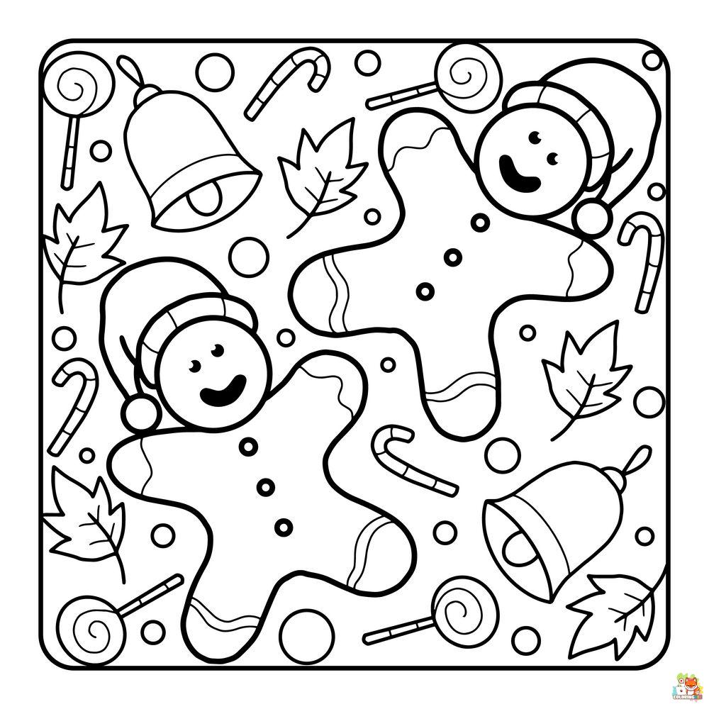 gingerbread man coloring pages 4