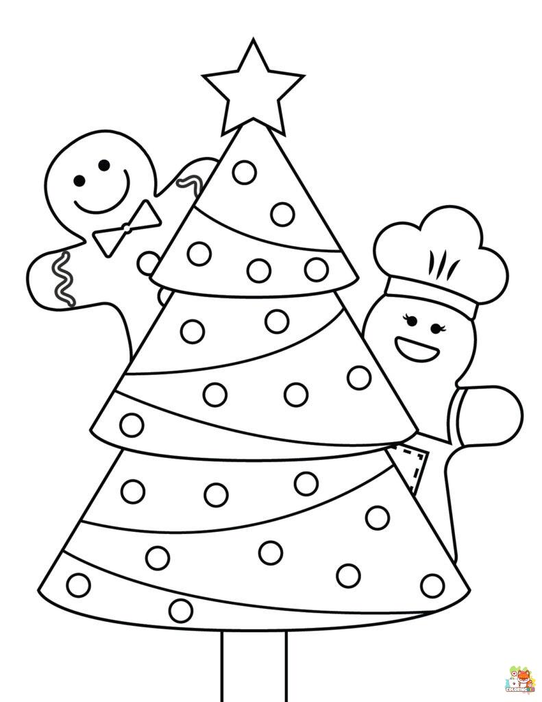 gingerbread man coloring pages pdf 2