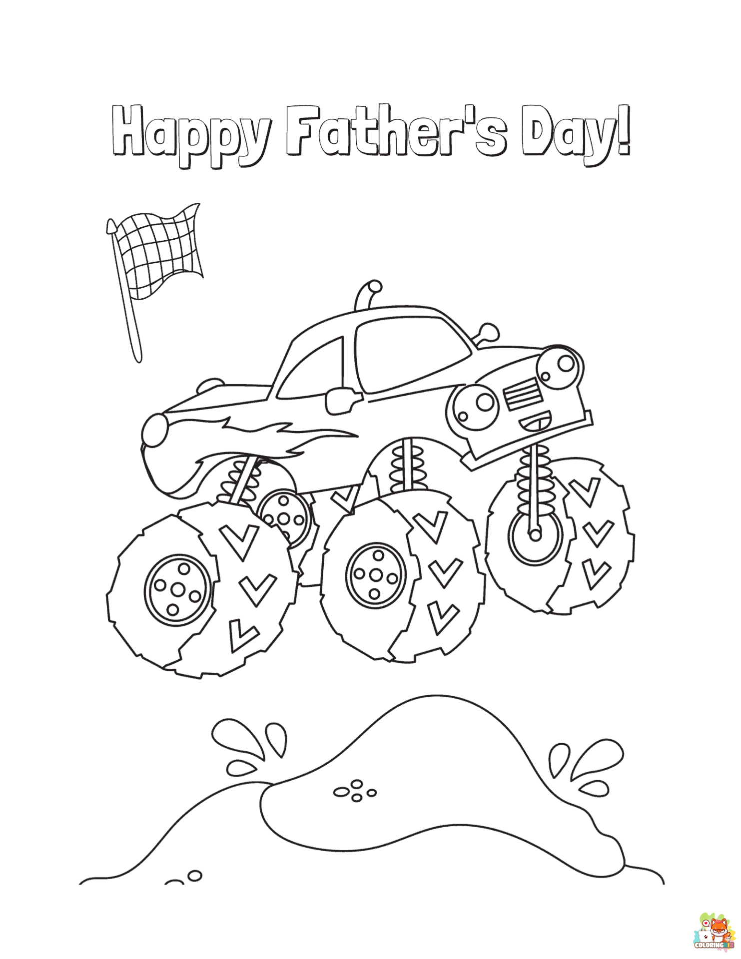 happy fathers day coloring pages 1