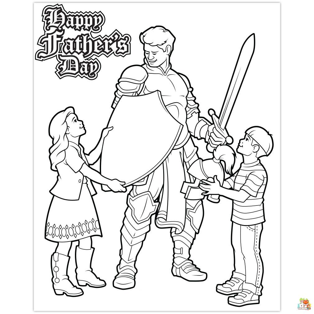 happy fathers day coloring pages 4
