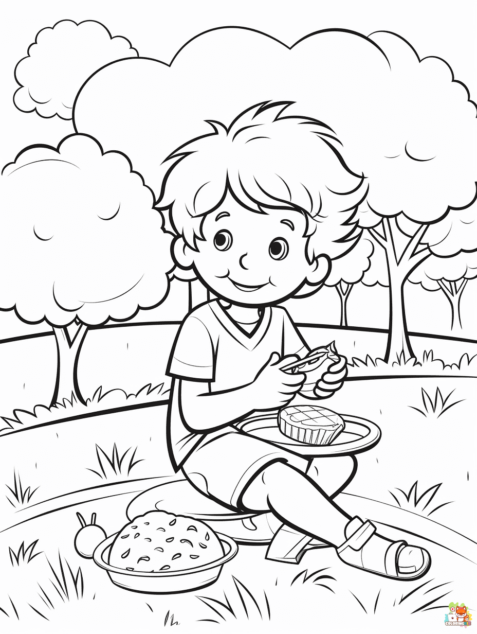 happy summer coloring pages to print 1