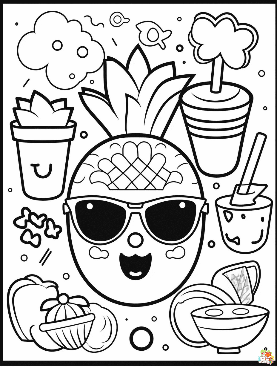 i love summer coloring pages to print 1