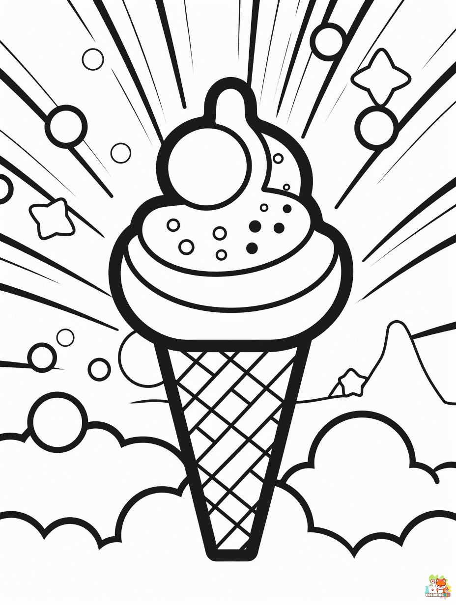 ice cream summer coloring pages 3 1