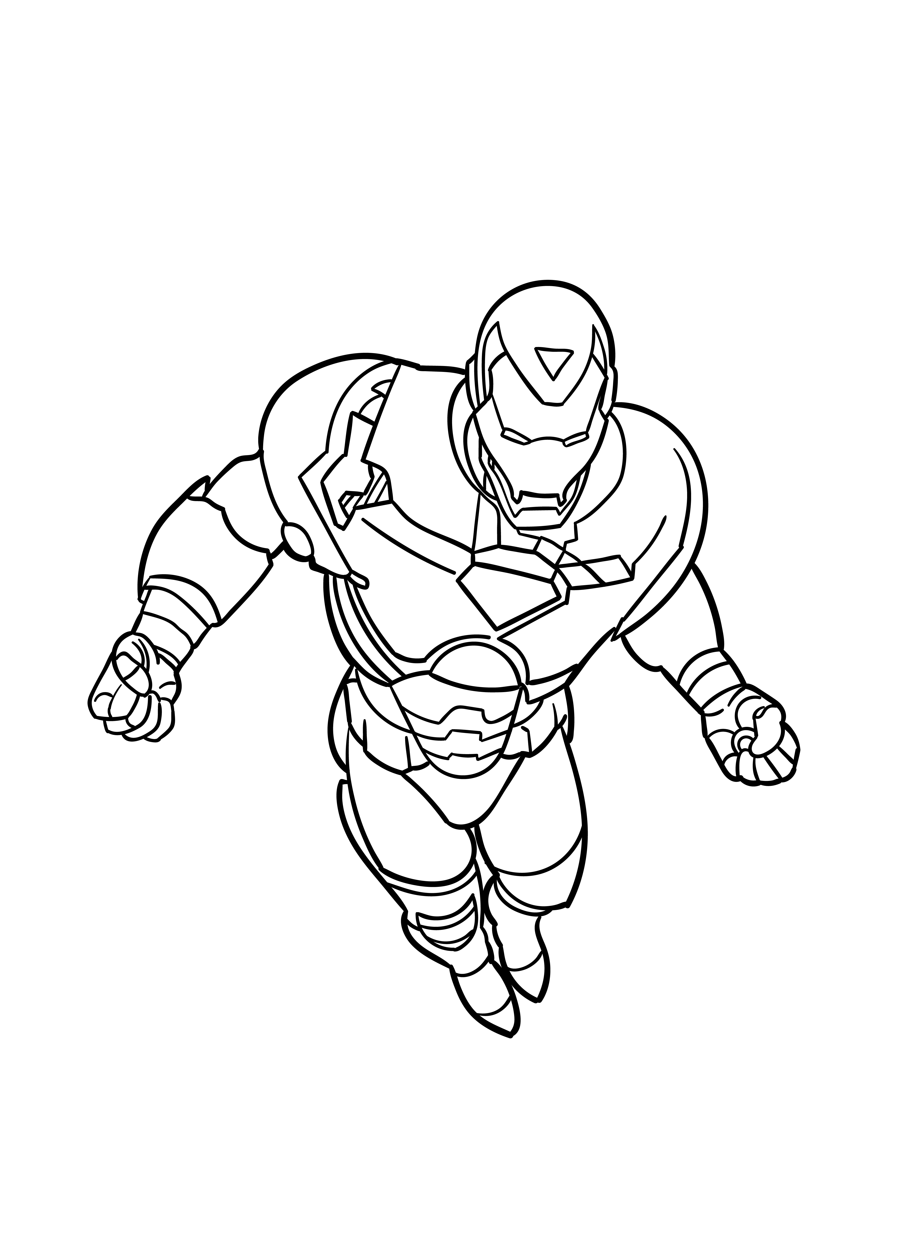 iron man coloring pages 1