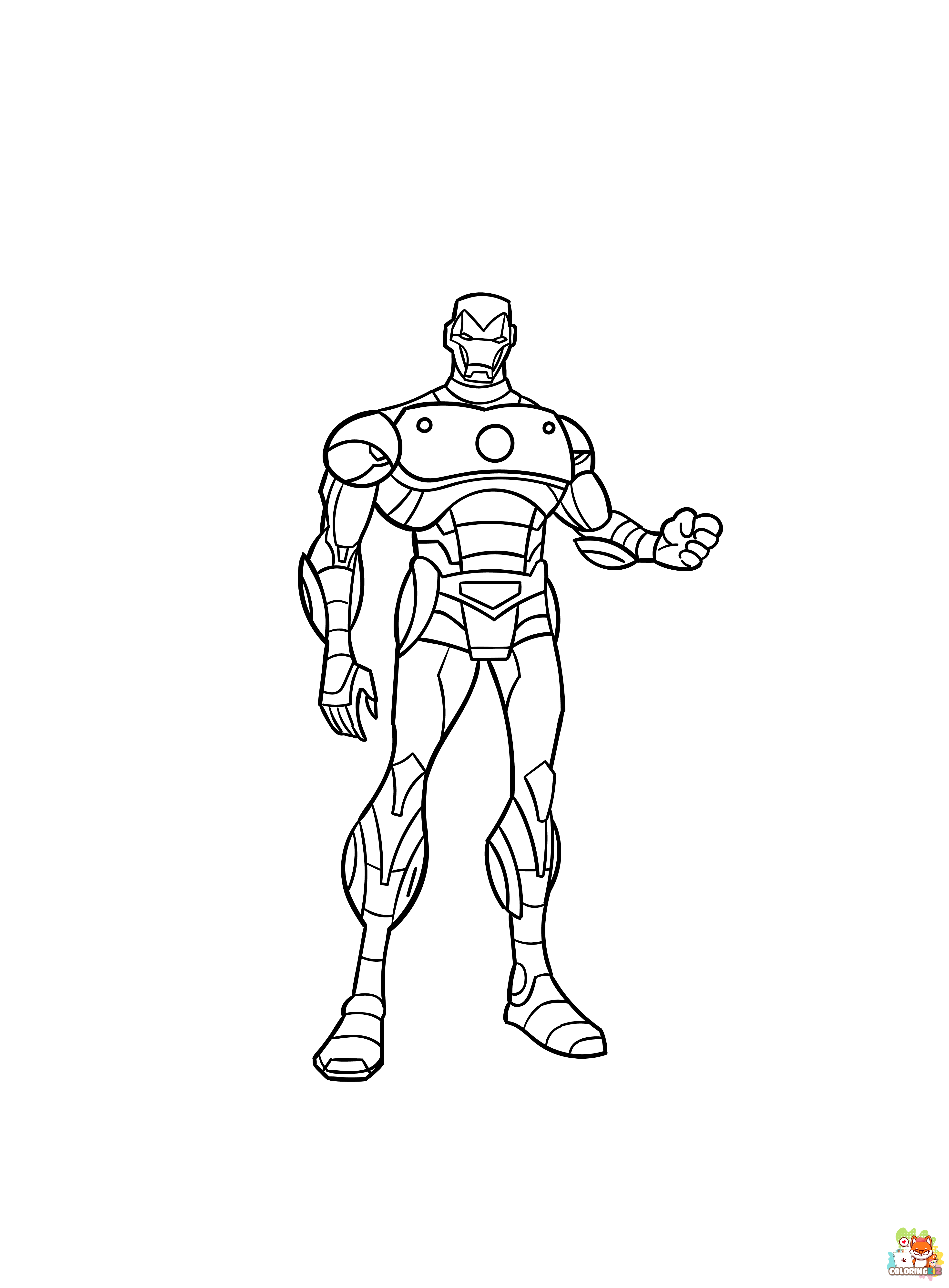 iron man coloring pages 2 1