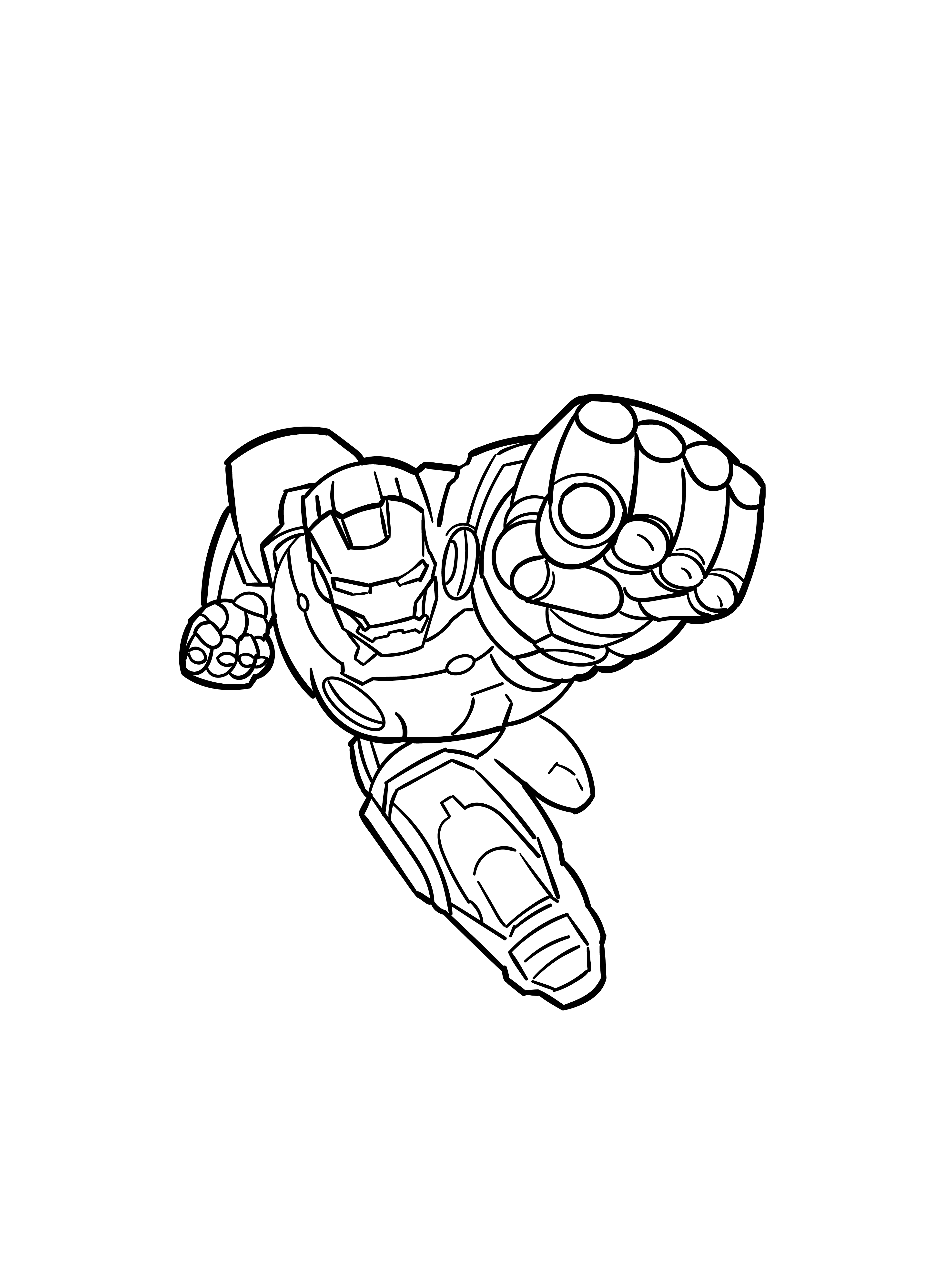 iron man coloring pages 3