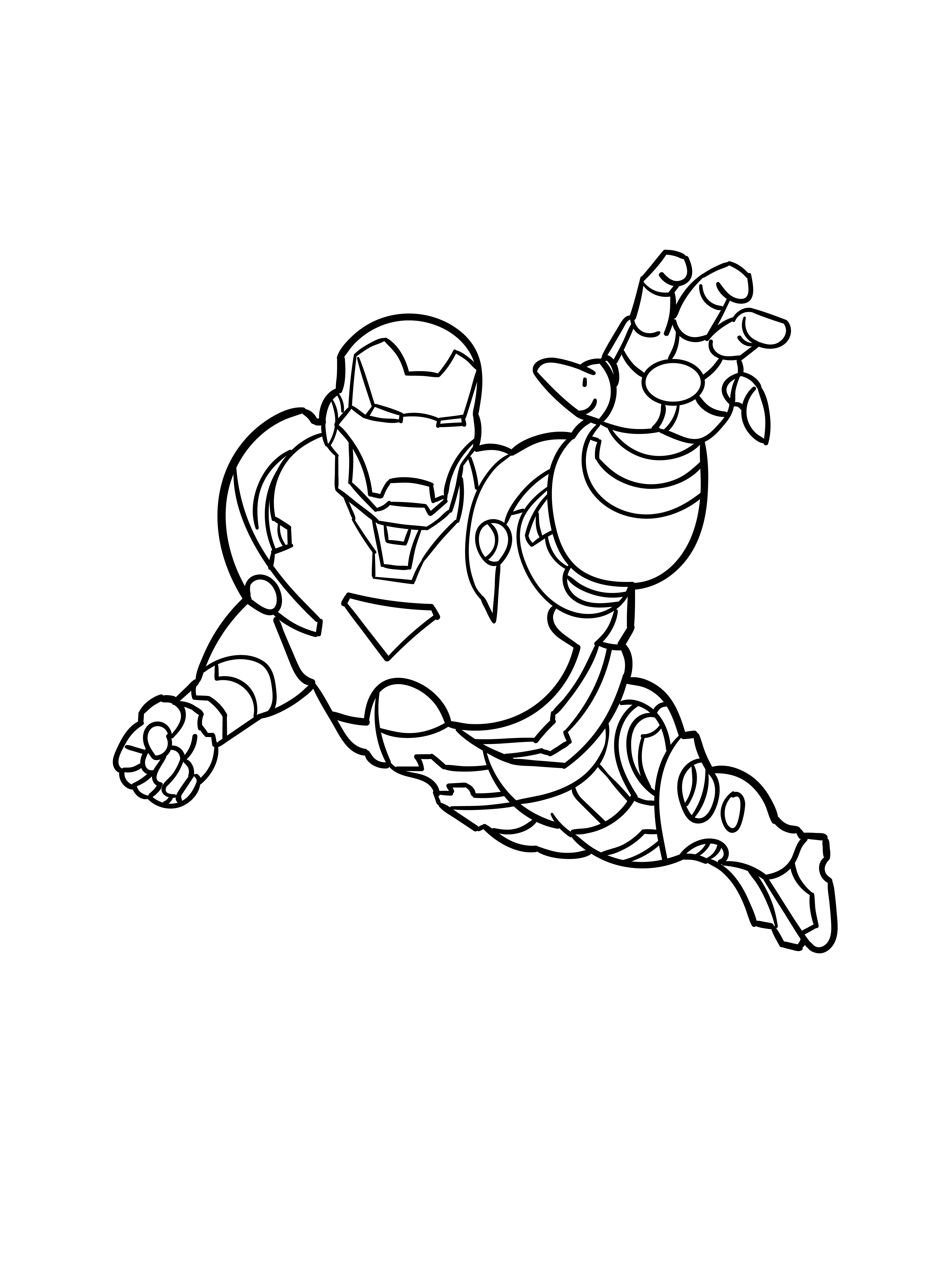 iron man coloring pages 4