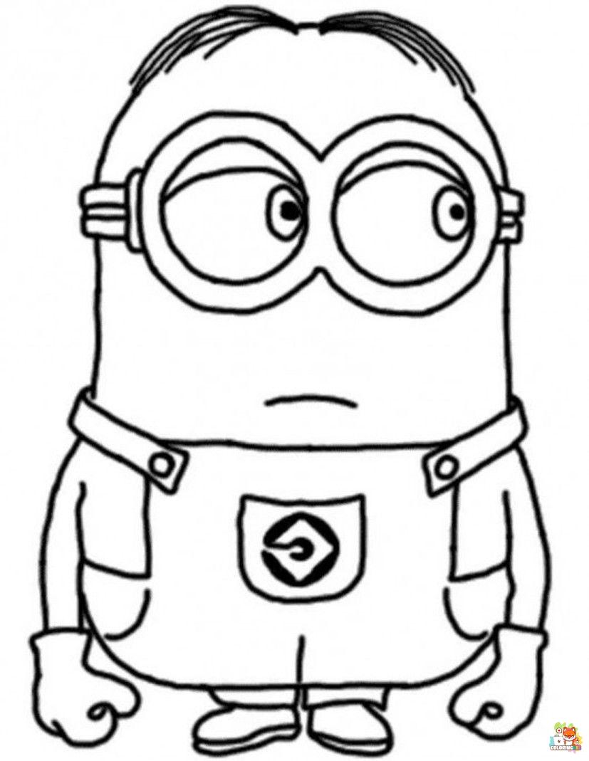 minion coloring pages 16