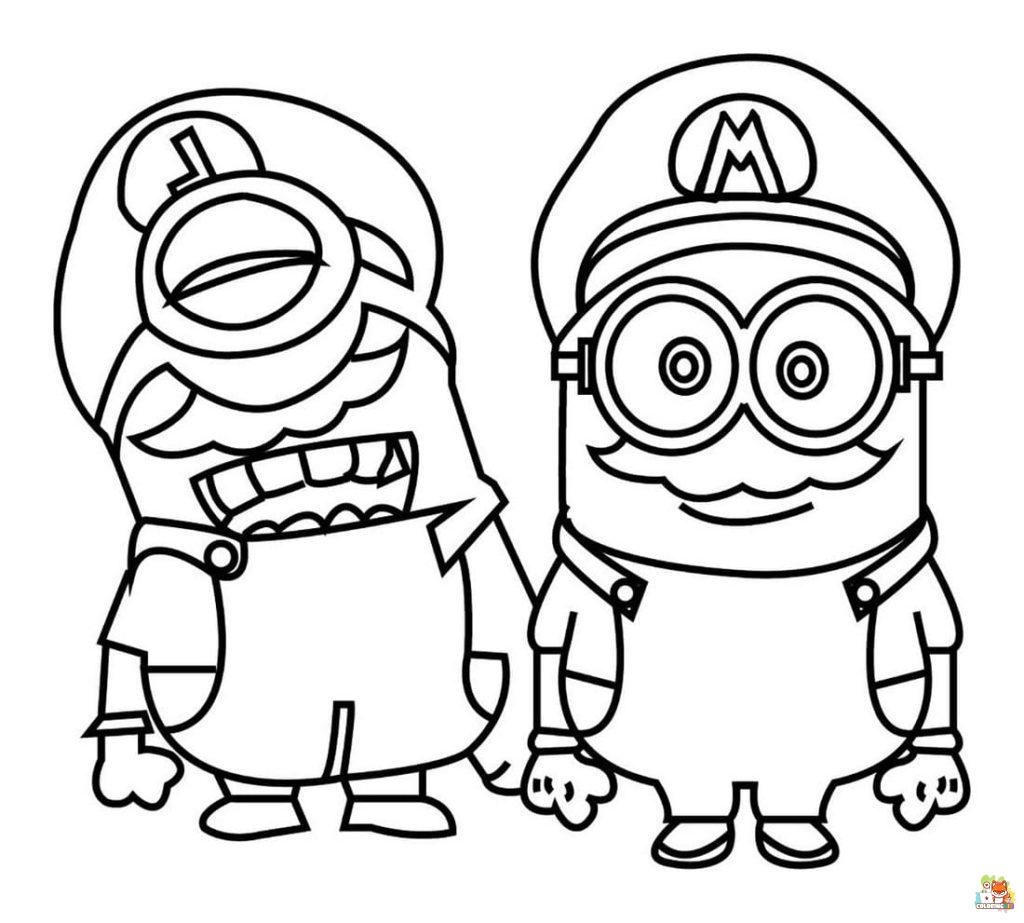 minion coloring pages 3