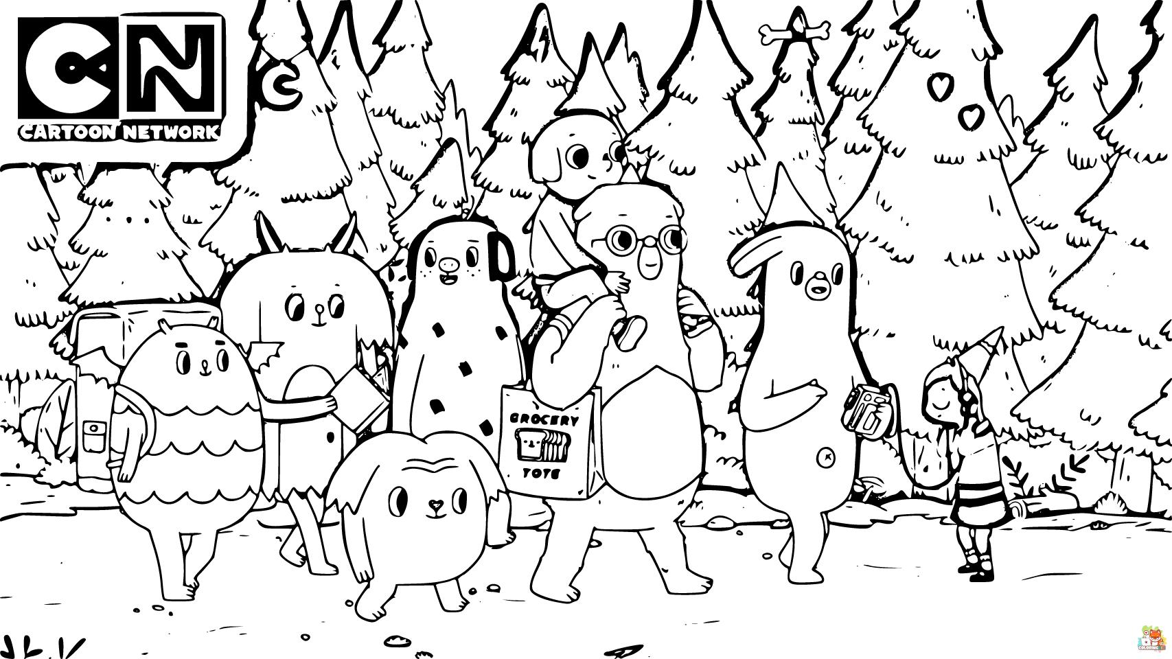 summer camp island coloring pages free 1