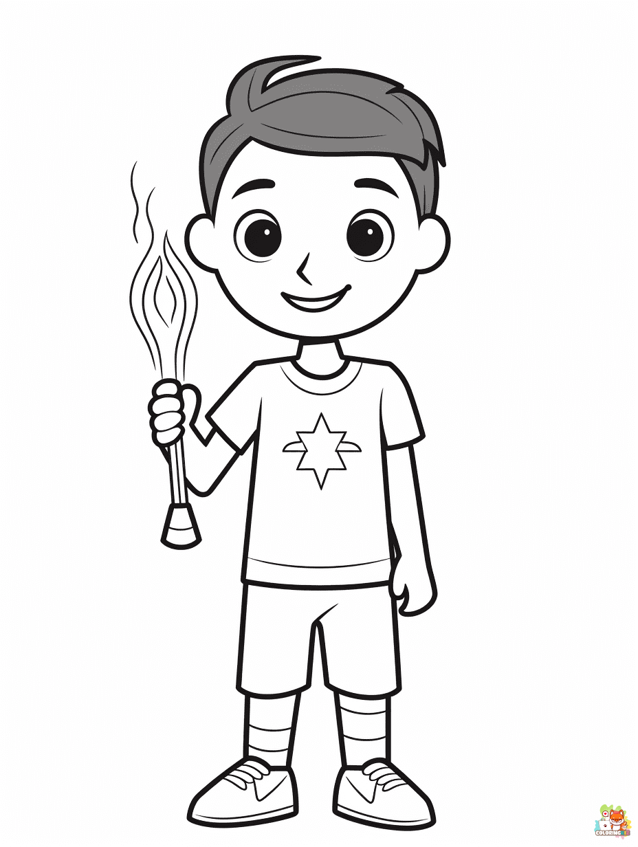 summer olympic coloring pages printable free 1